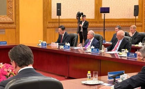 中발전포럼 참석한 이재용, 시진핑 주석 만나