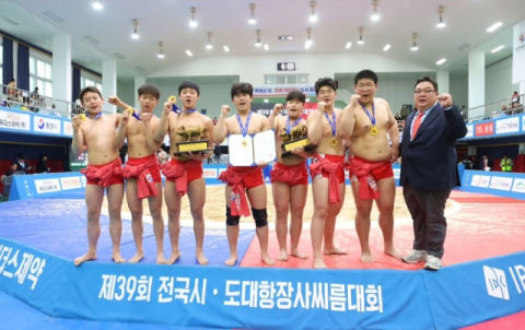 대구 영신중 한도경, 전국 장사씨름대회서 장사급 우승