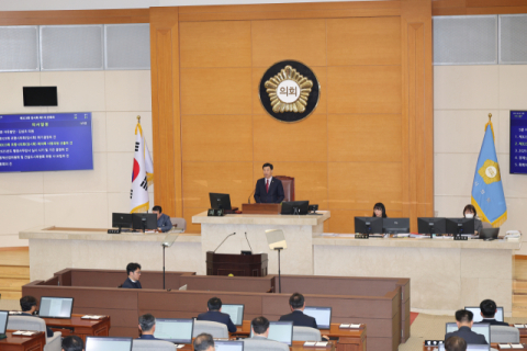 포항시의회 제323회 임시회 개회…행정사무감사 실시 시기 등 의결