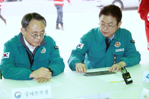 경북 상주하는 고기동 행안장관 직무대행, 피해 현장 곳곳 누비며 복구 지원 매진 