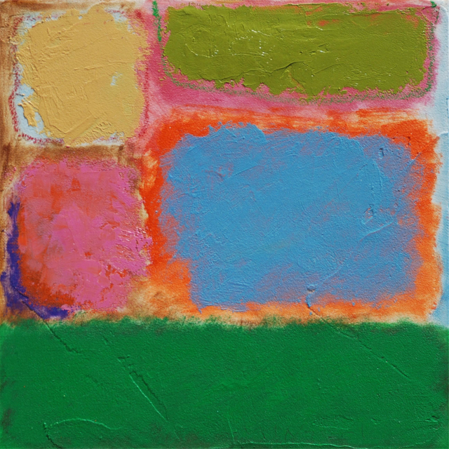 장민숙, Flaneur2021, 30x30cm, Oil on Canvas