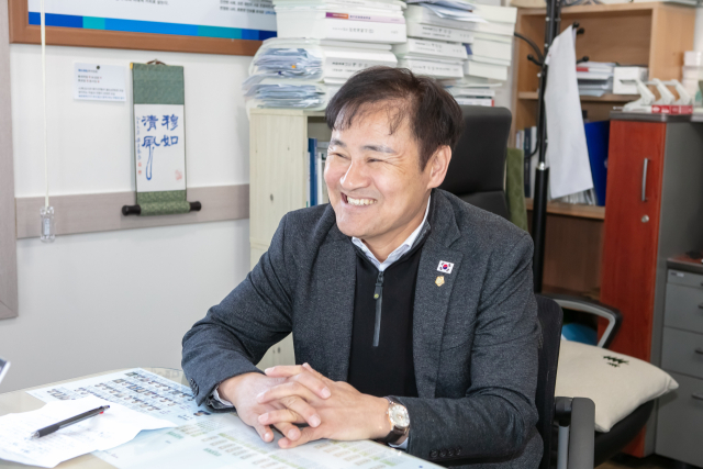 김재우 (더불어민주당, 송정·원평·형곡1,2동) 구미시의원. 구미시의회 제공