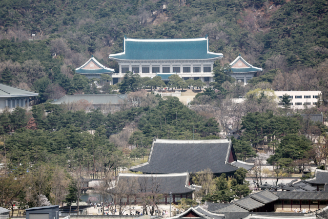 6일 서울 프레스센터에서 바라본 청와대 모습. 연합뉴스