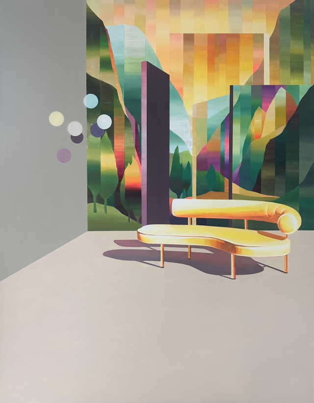 김윤경, Never Say Goodbye, Oil on canvas, 145x112cm, 2024