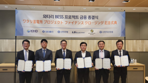 KIND, 일본 와타리BESS 금융종결 기념식 개최