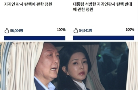 尹 직권구속 칼자루 쥔 지귀연 향해 '탄찬 VS 탄반' 국회청원 맞불