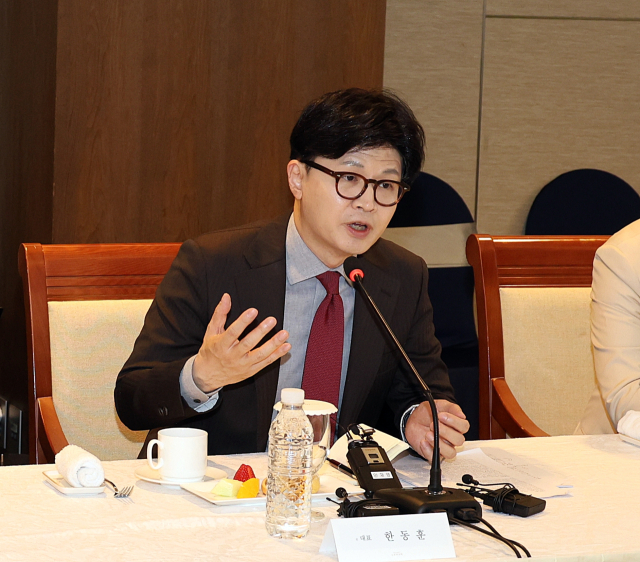 제21대 대통령 선거 출마를 선언한 국민의힘 한동훈 전 대표. 연합뉴스