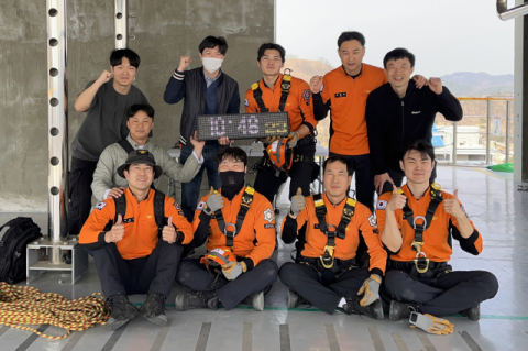 봉화소방서, 경북 소방기술경연대회 응용구조 분야 2년 연속 우승 달성