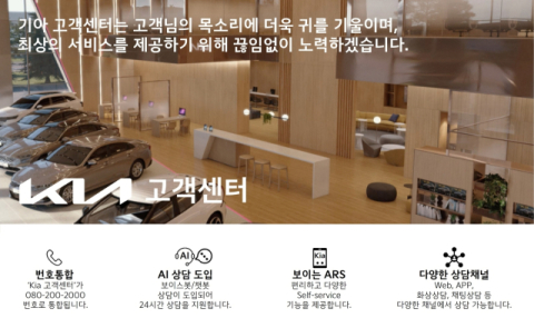 기아, 완성차 최초 AI 기반 고객센터 구축…고객센터 번호도 통합