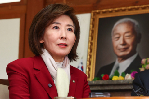 나경원, 이승만 기념관서 
