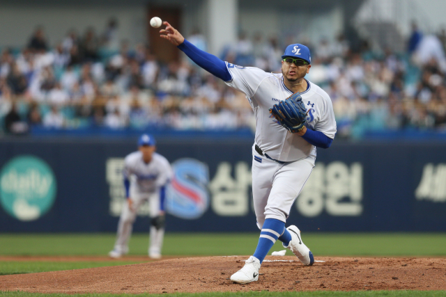 삼성 라이온즈의 선발투수 아리엘 후라도. 삼성 제공