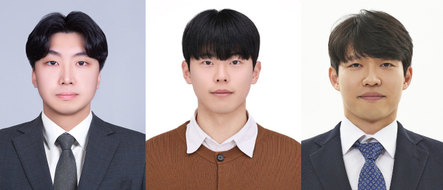 계명대 박요한 교수 연구팀이 의료 사물인터넷 보안기술의 연구성과를 국제 저명 학술지에 게재했다. 왼쪽부터 이창의 학생, 오민규 학생, 박요한 교수. 계명대 제공