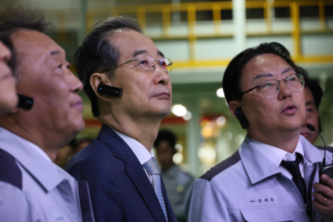 '대망론' 한덕수, 광주 1천원 백반집에 후원하고 손편지