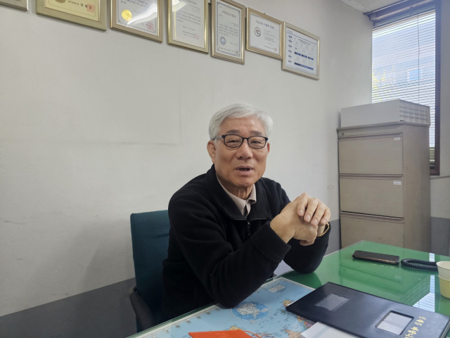 소재·부품·장비(소부장) 강소기업인 한독하이테크는 첨단산업으로 입지를 확대하고 있다. 이성로 한독하이테크 대표가 매일신문과 인터뷰를 하고 있다. 정우태 기자