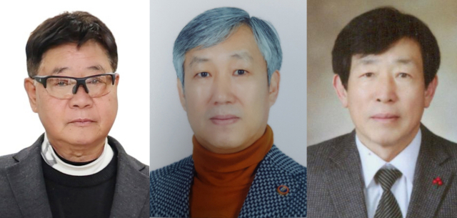 대구 중구 구민상 수상자.왼쪽부터부터 변상오 씨, 권혁대 씨, 손준석 씨