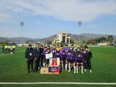 대경대 여자축구, 한국여자축구연맹전 3위…