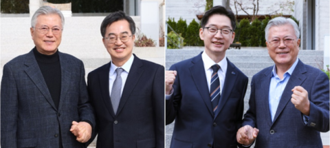 민주당 '어대명' 기류 속 2金, 비명·친문 표심 공략 할까?