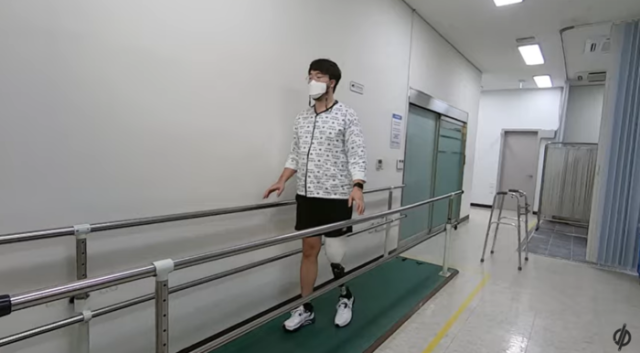 2022년 불의의 사고로 한쪽 다리를 잃은 자전거 유튜버 박찬종씨. 유튜브 