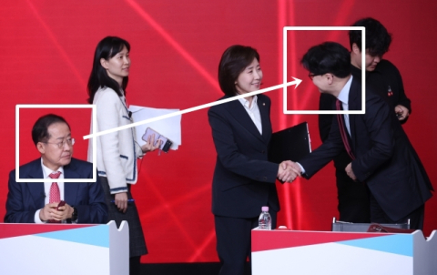 홍준표, 한동훈에 가발 의혹 연상 '생머리' 질문 던진 이유 