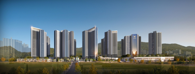 부산 가야4구역 주택재개발정비사업 투시도. 롯데건설 제공
