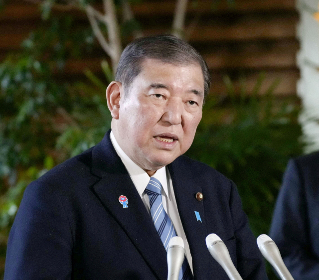 이시바 시게루 일본 총리. 연합뉴스