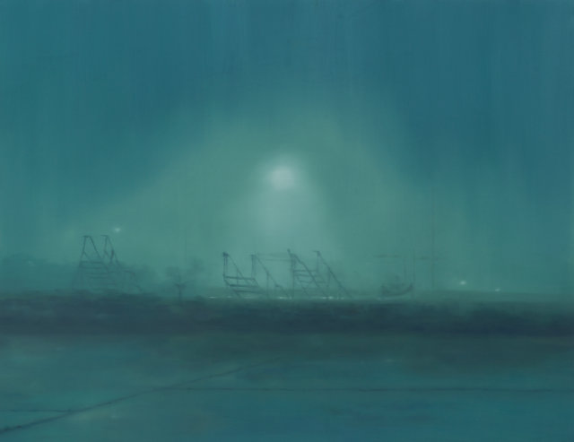 김명신, 새벽, 80.3x116.7cm, oil on canvas. 2023.