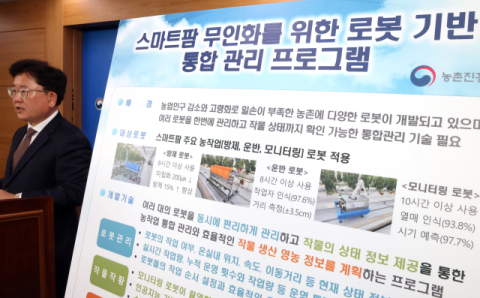 국립농업과학원, 스마트 농업 로봇 '통합관리프로그램' 개발