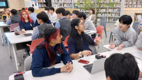 대구 대건고 AI활용 '한미 문화교류 영어 수업' 진행