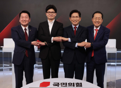 '국힘 지지층·무당층' 선택은? 김문수 29.2% 홍준표 21.4% 한동훈 20.9%