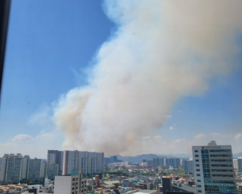 [속보] 대구 북구 함지산서 산불…헬기 5대 동원 진화 작업
