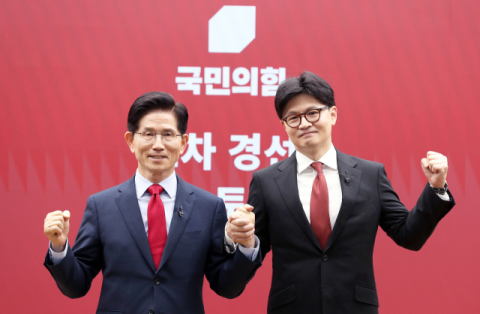 김문수·한동훈, 국민의힘 경선 결선 진출…안철수·홍준표 탈락