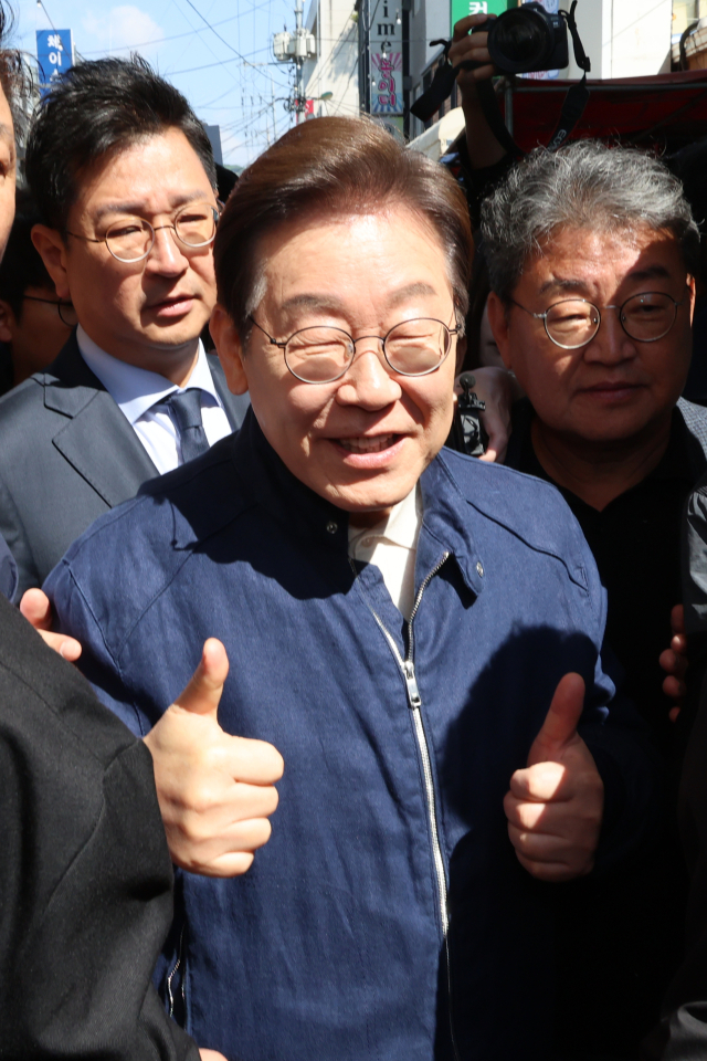 더불어민주당 이재명 대선 후보가 
