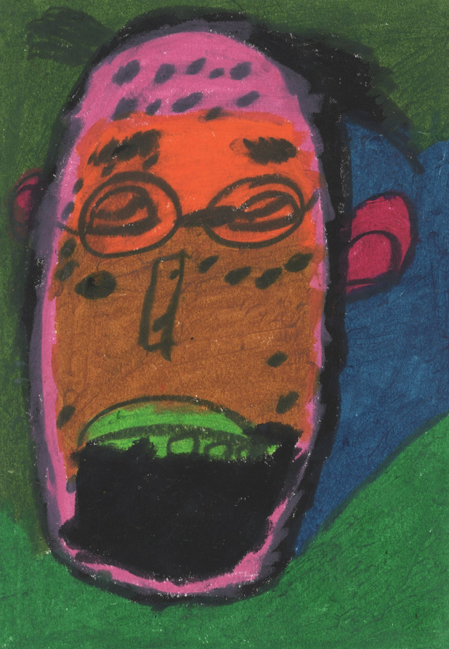 피주헌, 아버지, 2024, 캔버스에 아크릴, 42×30.5cm