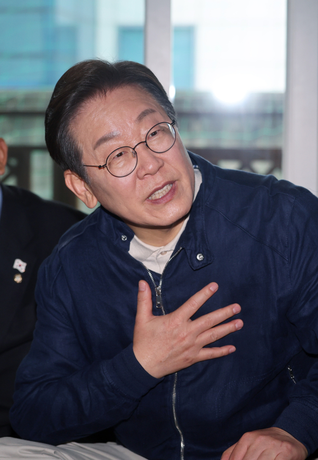 더불어민주당 이재명 대선 후보가 