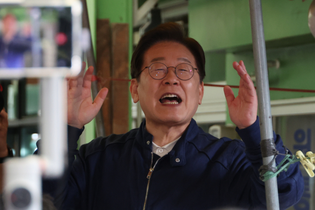 더불어민주당 이재명 대선 후보가 