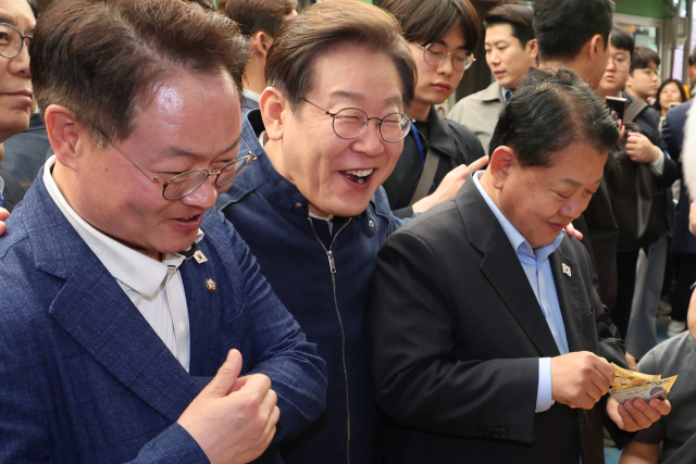 이재명 더불어민주당 대선 후보가 