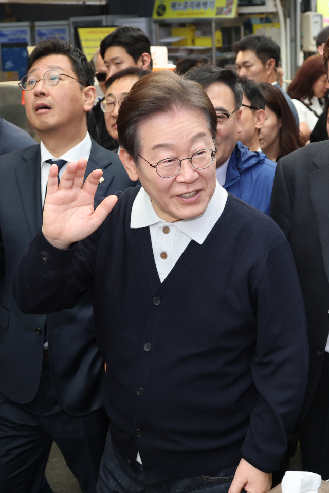 더불어민주당 이재명 대선 후보가 