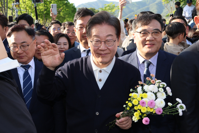 더불어민주당 이재명 대선 후보가 