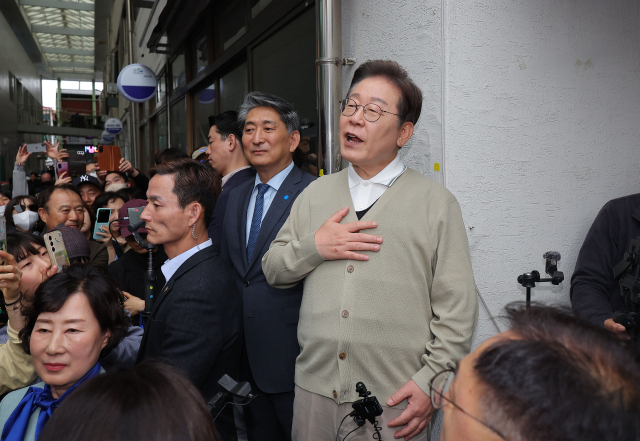 더불어민주당 이재명 대선 후보가 