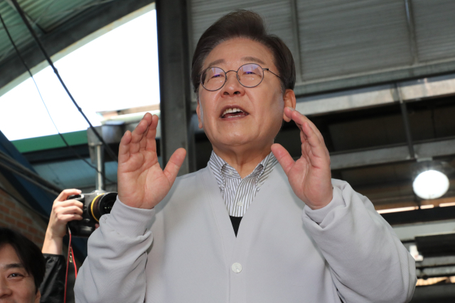 더불어민주당 이재명 대선 후보가 