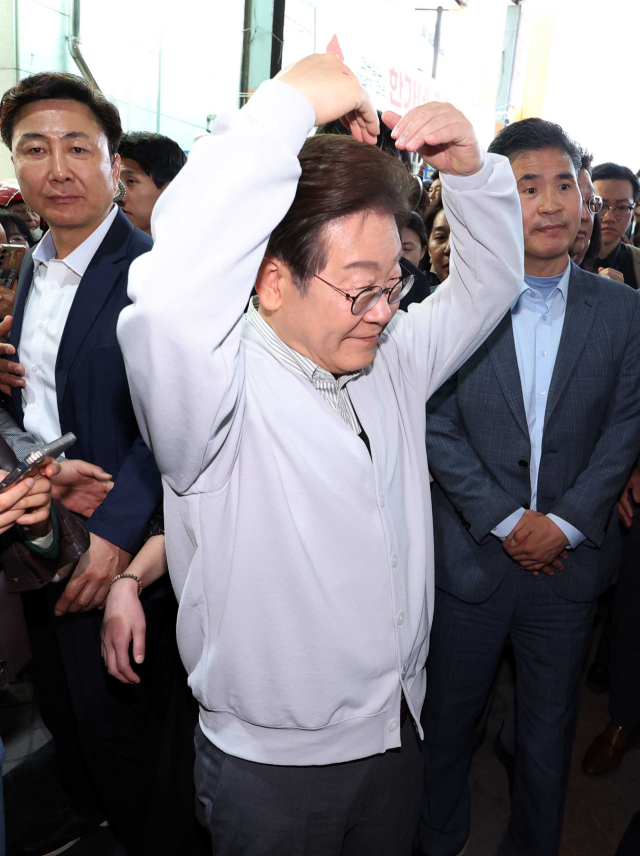 더불어민주당 이재명 대선 후보가 