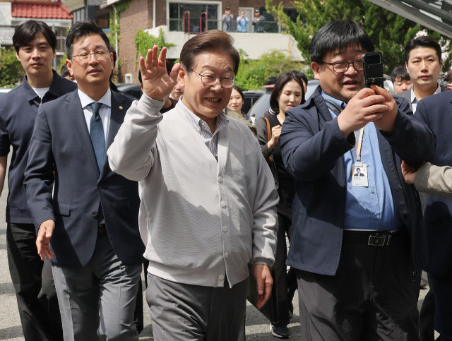 더불어민주당 이재명 대선 후보가 