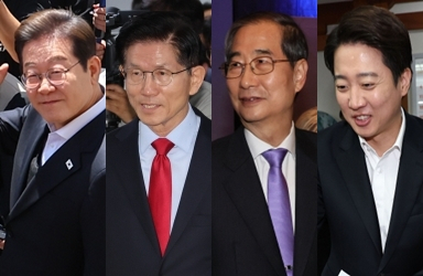 이재명 48% 김문수 20% 한덕수 18% 이준석 6% '일부 경합'