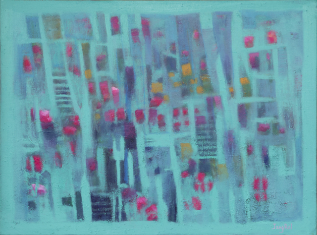 윤장렬, Passion 77×65cm, mixed media on canvas