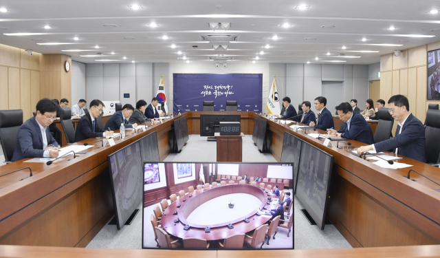 김범석 기획재정부 장관 직무대행은 12일 오후 정부세종청사 중앙동에서 열린