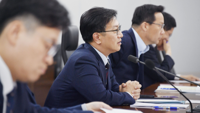 김범석 기획재정부 장관 직무대행은 12일 오후 정부세종청사 중앙동에서 열린