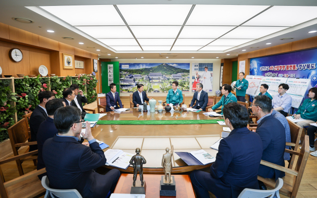 성주군, 현안해결·예산확보 위해 대규모 경북도 방문