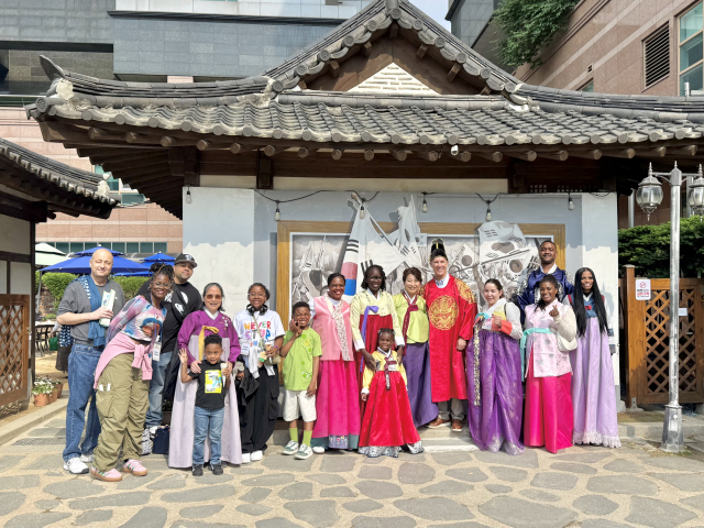 주한미군 팸투어 현장 사진. 대구문화예술진흥원 제공