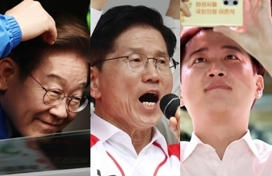 이재명 47.1% 김문수 36.7% '10.4%p 격차'…이준석 7.5% 