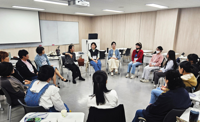 영진전문대 사회복지서비스 무료교육 모습. 영진전문대 제공